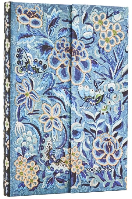ΗΜΕΡ.PAPERBLANKS 25-26 ΑΚΑΔΗΜΑΙΚΟ BLUE WILLOW 09*14 ΕΒΔΟΜΑΔΙΑΙΟ ΜΙΝΙ