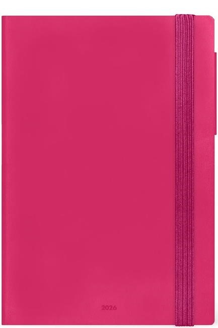 ΗΜΕΡΟΛΟΓΙΟ LEGAMI 26 COLORS RASBERRY 12*18 ΕΒΔΟΜΑΔΙΑΙΟ ΜΕ ΝΟΤΕΒΟΟΚ AG2612061 MEDIUM