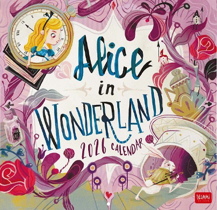 ΗΜΕΡΟΛΟΓΙΟ LEGAMI 26 UNCOATED ALICE IN WONDERLAND 30*30 ΤΟΙΧΟΥ CAL260040