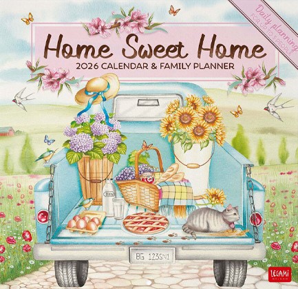 ΗΜΕΡΟΛΟΓΙΟ LEGAMI 26 UNCOATED HOME SWEET HOME 30*30 ΤΟΙΧΟΥ CAL260052