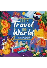 ΗΜΕΡΟΛΟΓΙΟ LEGAMI 26 UNCOATED LET'S TRAVEL THE WORLD 30*30 ΤΟΙΧΟΥ CAL260055