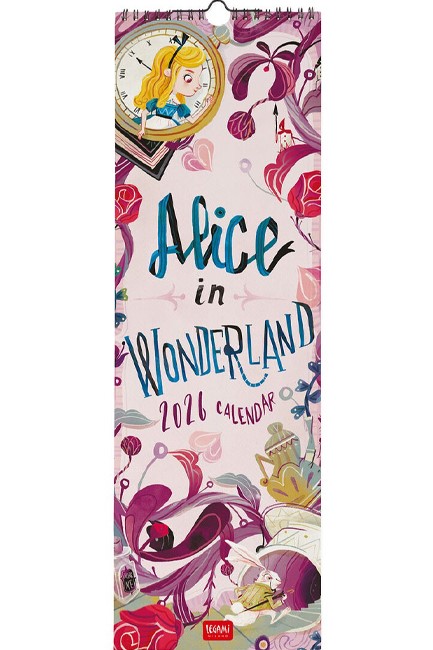 ΗΜΕΡΟΛΟΓΙΟ LEGAMI 26 UNCOATED ALICE IN WONDERLAND 16*49 ΤΟΙΧΟΥ CAL260086