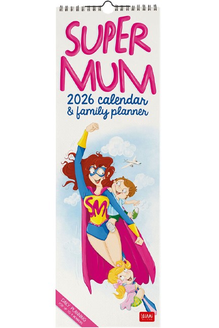 ΗΜΕΡΟΛΟΓΙΟ LEGAMI 26 UNCOATED SUPER MUM 16*49 ΤΟΙΧΟΥ CAL260097