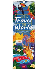 ΗΜΕΡΟΛΟΓΙΟ LEGAMI 26 UNCOATED LET'S TRAVEL THE WORLD 16*49 ΤΟΙΧΟΥ CAL260098