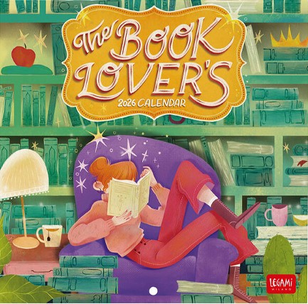 ΗΜΕΡΟΛΟΓΙΟ LEGAMI 26 UNCOATED BOOK LOVER'S 18*18 ΤΟΙΧΟΥ CAL260127