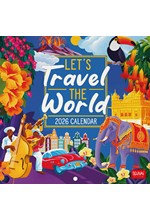 ΗΜΕΡΟΛΟΓΙΟ LEGAMI 26 UNCOATED LET'S TRAVEL THE WORLD 18*18 ΤΟΙΧΟΥ CAL260138
