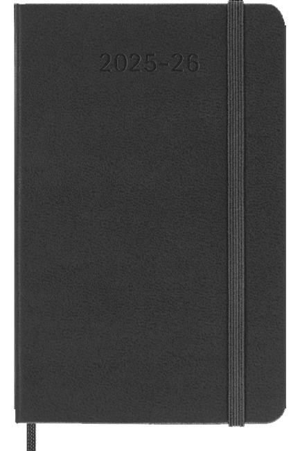 ΗΜΕΡΟΛΟΓΙΟ MOLESKINE 25-26 ΑΚΑΔΗΜΑΙΚΟ HARD BLACK 09*14 ΕΒΔΟΜΑΔΙΑΙΟ POCKET