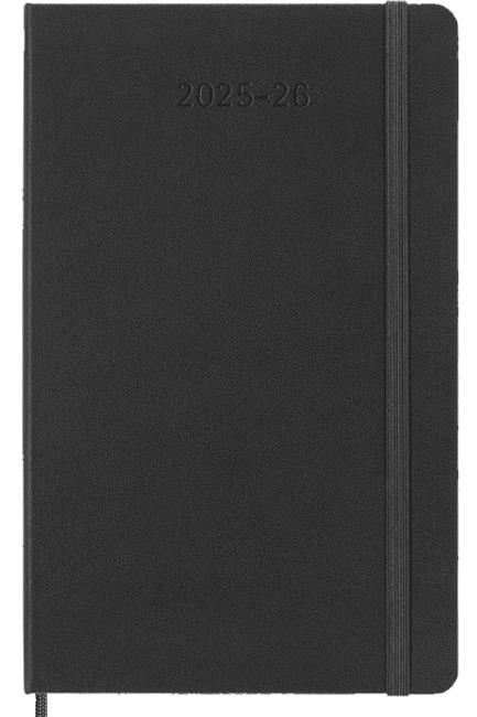 ΗΜΕΡΟΛΟΓΙΟ MOLESKINE 25-26 ΑΚΑΔΗΜΑΙΚΟ HARD BLACK 13*21 ΕΒΔΟΜΑΔΙΑΙΟ LARGE