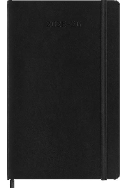 ΗΜΕΡΟΛΟΓΙΟ MOLESKINE 25-26 ΑΚΑΔΗΜΑΙΚΟ SOFT BLACK 13*21 ΕΒΔΟΜΑΔΙΑΙΟ LARGE