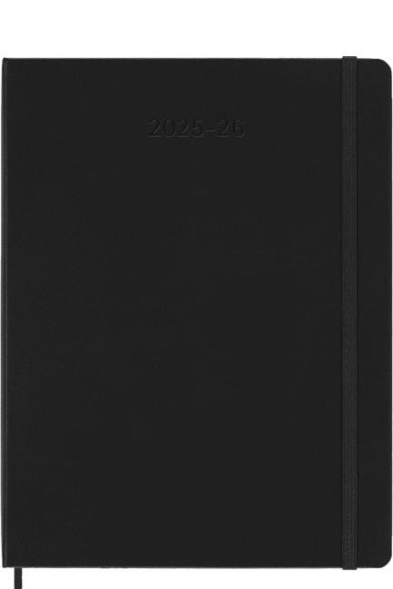 ΗΜΕΡΟΛΟΓΙΟ MOLESKINE 25-26 ΑΚΑΔΗΜΑΙΚΟ HARD BLACK 19*25 ΕΒΔΟΜΑΔΙΑΙΟ EXTRA LARGE