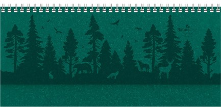 ΗΜΕΡΟΛΟΓΙΟ ALPHA EDITION 26 NATURE LINE-FOREST 29,7*10,5 ΠΛΑΝΟ ΕΒΔΟΜΑΔΙΑΙΟ SPIRAL