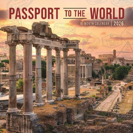 ΗΜΕΡΟΛΟΓΙΟ CAROUSEL 26 PASSPORT TO THE WORLD 18*18 ΤΟΙΧΟΥ