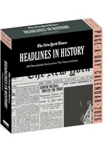 ΗΜΕΡΟΛΟΓΙΟ WORKMAN 26 THE NEW YORK TIMES HEADLINES IN HISTORY 13*13 ΕΠΙΤΡΑΠΕΖΙΟ