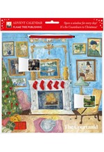 ΗΜΕΡΟΛΟΓΙΟ FLAME TREE 26 XMAS ADVENT THE COURTAULD-DECORATED 30*30 ΤΟΙΧΟΥ