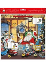 ΗΜΕΡΟΛΟΓΙΟ FLAME TREE 26 XMAS ADVENT FAIRYLAND-LETTER TO SANTA 30*30 ΤΟΙΧΟΥ