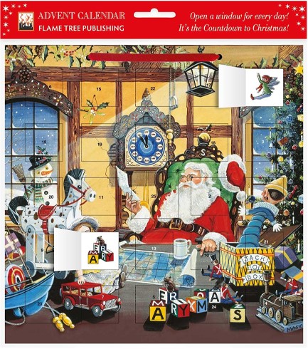 ΗΜΕΡΟΛΟΓΙΟ FLAME TREE 26 XMAS ADVENT FAIRYLAND-LETTER TO SANTA 30*30 ΤΟΙΧΟΥ