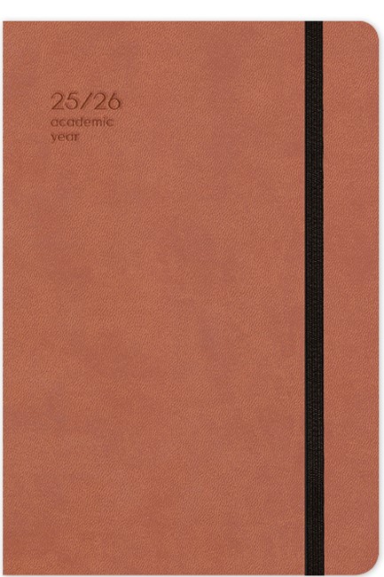 ΗΜΕΡΟΛΟΓΙΟ ADBOOK 25-26 ΑΚΑΔΗΜΑΙΚΟ HANDY TAN 14*21 ΗΜΕΡΗΣΙΟ ΜΕ ΛΑΣΤΙΧΟ