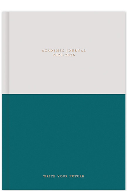ΗΜΕΡΟΛΟΓΙΟ ADBOOK 25-26 ΑΚΑΔΗΜΑΙΚΟ JOURNAL TEAL 14*21 ΗΜΕΡΗΣΙΟ ΜΕ ΛΑΣΤΙΧΟ