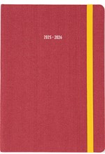 ΗΜΕΡΟΛΟΓΙΟ LETTS 25-26 ΑΚΑΔΗΜΑΙΚΟ RAW BERRY 15*21 ΕΒΔΟΜΑΔΙΑΙΟ A5 ΜΕ ΛΑΣΤΙΧΟ