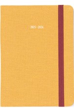 ΗΜΕΡ.LETTS 25-26 ΑΚΑΔΗΜΑΙΚΟ RAW MUSTARD 15*21 ΕΒΔΟΜΑΔΙΑΙΟ Α5 ΜΕ ΛΑΣΤΙΧΟ