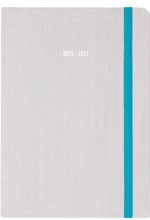 ΗΜΕΡΟΛΟΓΙΟ LETTS 25-26 ΑΚΑΔΗΜΑΙΚΟ RAW GREY 12*17 ΗΜΕΡΗΣΙΟ A6 ΜΕ ΛΑΣΤΙΧΟ