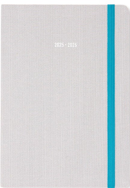 ΗΜΕΡΟΛΟΓΙΟ LETTS 25-26 ΑΚΑΔΗΜΑΙΚΟ RAW GREY 12*17 ΗΜΕΡΗΣΙΟ A6 ΜΕ ΛΑΣΤΙΧΟ