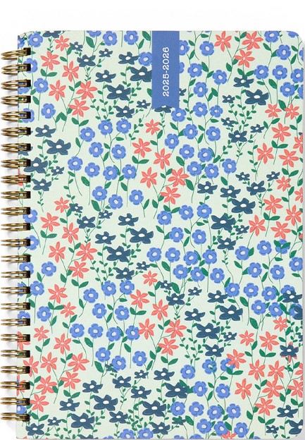 ΗΜΕΡΟΛΟΓΙΟ LETTS 25-26 ΑΚΑΔΗΜΑΙΚΟ SPIRAL SPRING VALLEY MINT 12*17 ΕΒΔΟΜΑΔΙΑΙΟ A6