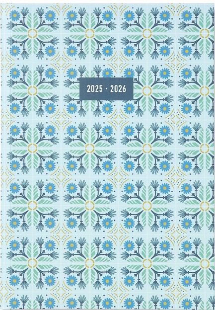 ΗΜΕΡΟΛΟΓΙΟ LETTS 25-26 ΑΚΑΔΗΜΑΙΚΟ MOROCCO SKY BLUE 15*21 ΗΜΕΡΗΣΙΟ A5