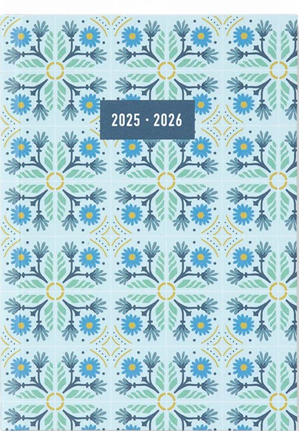 ΗΜΕΡΟΛΟΓΙΟ LETTS 25-26 ΑΚΑΔΗΜΑΙΚΟ MOROCCO SKY BLUE 12*17 ΗΜΕΡΗΣΙΟ A6