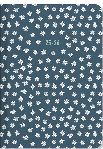 ΗΜΕΡΟΛΟΓΙΟ LETTS 25-26 ΑΚΑΔΗΜΑΙΚΟ DAISIES BLUE 12*17 ΕΒΔΟΜΑΔΙΑΙΟ A6