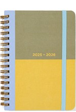 ΗΜΕΡΟΛΟΓΙΟ LETTS 25-26 ΑΚΑΔΗΜΑΙΚΟ SPIRAL COLOUR BLOCK LIME 12*17 ΗΜΕΡΗΣΙΟ A6 ΜΕ ΛΑΣΤΙΧΟ