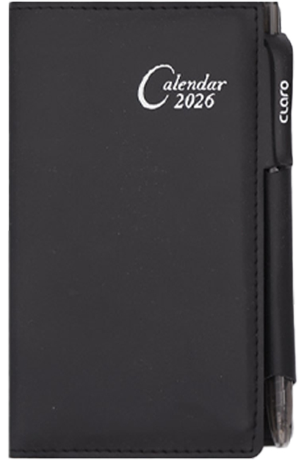 ΗΜΕΡΟΛΟΓΙΟ ΕΚΔΟΣΙΣ 26 ΓΩΝΙΕΣ ΜΑΥΡΟ 09*15 ΑΤΖΕΝΤΑ ΗΜΕΡΗΣΙΑ ΜΕ ΣΤΥΛΟ