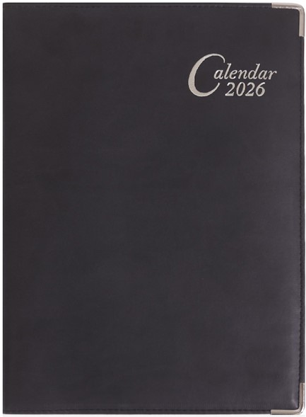 ΗΜΕΡΟΛΟΓΙΟ ΕΚΔΟΣΙΣ 26 ΓΩΝΙΕΣ ΜΑΥΡΟ 17*24 ΕΒΔΟΜΑΔΙΑΙΟ