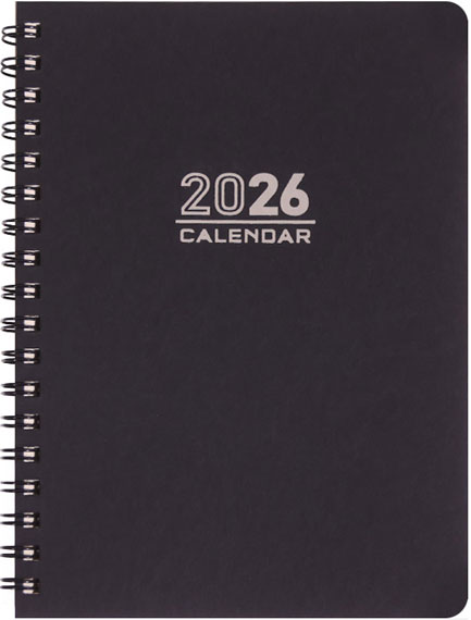 ΗΜΕΡΟΛΟΓΙΟ ΕΚΔΟΣΙΣ 26 SPIRAL ΜΑΥΡΟ 17*25 ΕΒΔΟΜΑΔΙΑΙΟ