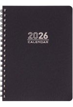 ΗΜΕΡΟΛΟΓΙΟ ΕΚΔΟΣΙΣ 26 SPIRAL ΜΑΥΡΟ 17*25 ΕΒΔΟΜΑΔΙΑΙΟ