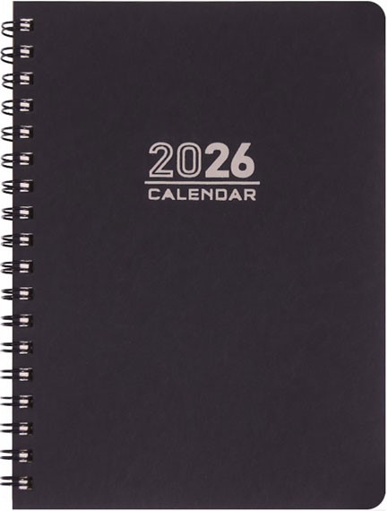 ΗΜΕΡΟΛΟΓΙΟ ΕΚΔΟΣΙΣ 26 SPIRAL ΜΑΥΡΟ 17*25 ΕΒΔΟΜΑΔΙΑΙΟ