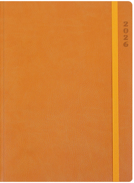 ΗΜΕΡΟΛΟΓΙΟ ΕΚΔΟΣΙΣ 26 BUFFALINO ΠΟΡΤΟΚΑΛΙ 12*17 ΗΜΕΡΗΣΙΟ ΜΕ ΛΑΣΤΙΧΟ