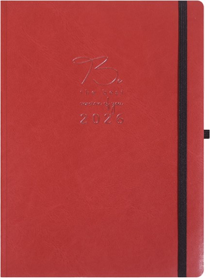 ΗΜΕΡΟΛΟΓΙΟ ΕΚΔΟΣΙΣ 26 FLEX ΚΟΚΚΙΝΟ 12*17 ΗΜΕΡΗΣΙΟ ΜΕ ΛΑΣΤΙΧΟ ΚΑΙ ΘΗΛΙΑ