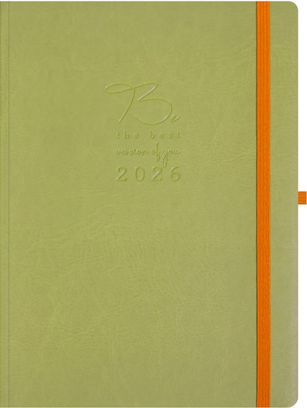 ΗΜΕΡΟΛΟΓΙΟ ΕΚΔΟΣΙΣ 26 FLEX ΠΡΑΣΙΝΟ 12*17 ΗΜΕΡΗΣΙΟ ΜΕ ΛΑΣΤΙΧΟ ΚΑΙ ΘΗΛΙΑ