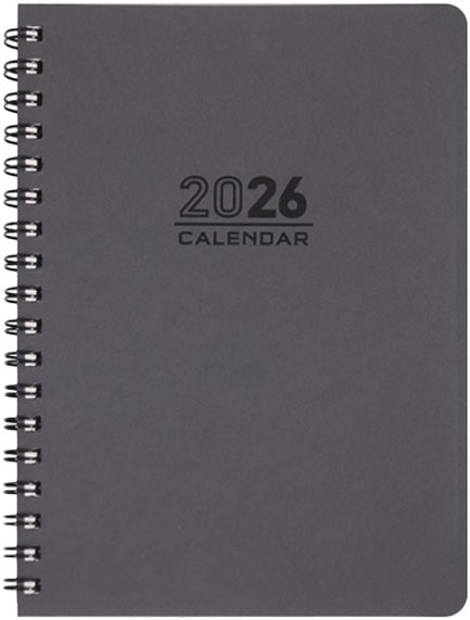 ΗΜΕΡΟΛΟΓΙΟ ΕΚΔΟΣΙΣ 26 SPIRAL ΓΚΡΙ 12*17 ΗΜΕΡΗΣΙΟ