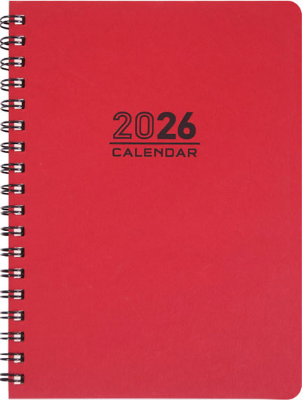 ΗΜΕΡΟΛΟΓΙΟ ΕΚΔΟΣΙΣ 26 SPIRAL ΚΟΚΚΙΝΟ 12*17 ΗΜΕΡΗΣΙΟ