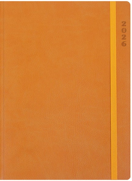 ΗΜΕΡΟΛΟΓΙΟ ΕΚΔΟΣΙΣ 26 BUFFALINO ΠΟΡΤΟΚΑΛΙ 14*21 ΗΜΕΡΗΣΙΟ ΜΕ ΛΑΣΤΙΧΟ
