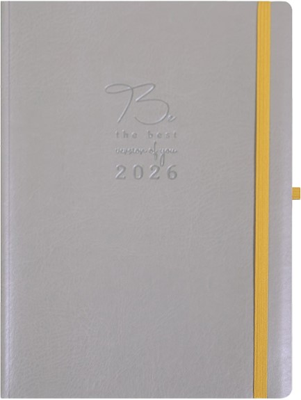 ΗΜΕΡΟΛΟΓΙΟ ΕΚΔΟΣΙΣ 26 FLEX ΓΚΡΙ 14*21 ΗΜΕΡΗΣΙΟ ΜΕ ΛΑΣΤΙΧΟ ΚΑΙ ΘΗΛΙΑ