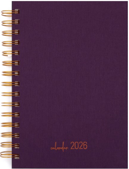 ΗΜΕΡΟΛΟΓΙΟ ΕΚΔΟΣΙΣ 26 SPIRAL SPECIAL ΜΩΒ ΣΚΟΥΡΟ 14*21 ΗΜΕΡΗΣΙΟ