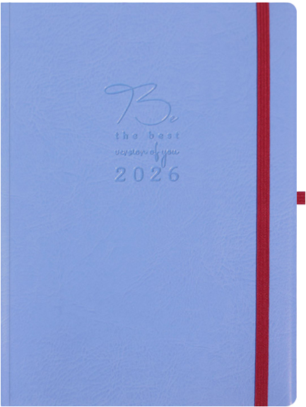 ΗΜΕΡΟΛΟΓΙΟ ΕΚΔΟΣΙΣ 26 FLEX ΓΑΛΑΖΙΟ 17*25 ΗΜΕΡΗΣΙΟ ΜΕ ΛΑΣΤΙΧΟ ΚΑΙ ΘΗΛΙΑ