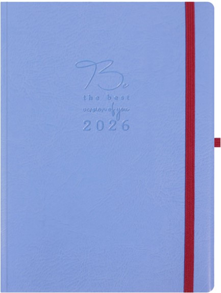 ΗΜΕΡΟΛΟΓΙΟ ΕΚΔΟΣΙΣ 26 FLEX ΓΑΛΑΖΙΟ 17*25 ΗΜΕΡΗΣΙΟ ΜΕ ΛΑΣΤΙΧΟ ΚΑΙ ΘΗΛΙΑ