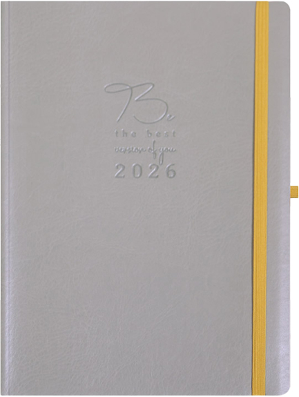 ΗΜΕΡΟΛΟΓΙΟ ΕΚΔΟΣΙΣ 26 FLEX ΓΚΡΙ 17*25 ΗΜΕΡΗΣΙΟ ΜΕ ΛΑΣΤΙΧΟ ΚΑΙ ΘΗΛΙΑ