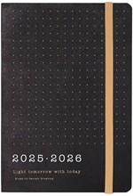 ΗΜΕΡΟΛΟΓΙΟ LETTS 25-26 ΑΚΑΔΗΜΑΙΚΟ ECO WRITERS BLACK 12*17 ΕΒΔΟΜΑΔΙΑΙΟ A6 ΜΕ ΛΑΣΤΙΧΟ