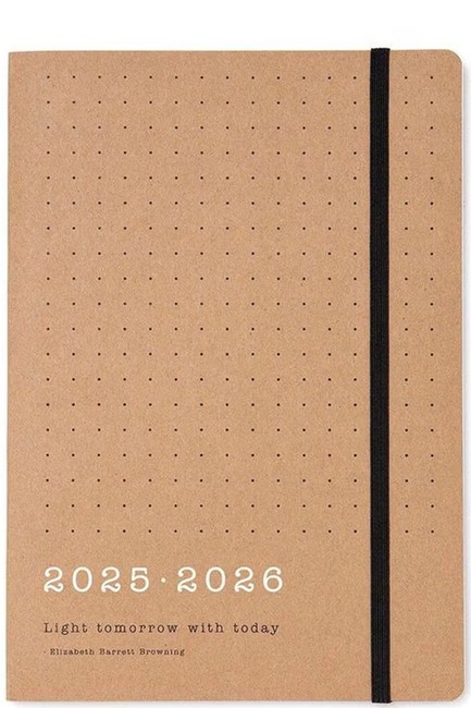 ΗΜΕΡΟΛΟΓΙΟ LETTS 25-26 ΑΚΑΔΗΜΑΙΚΟ ECO WRITERS KRAFT 12*17 ΕΒΔΟΜΑΔΙΑΙΟ A6 ΜΕ ΛΑΣΤΙΧΟ