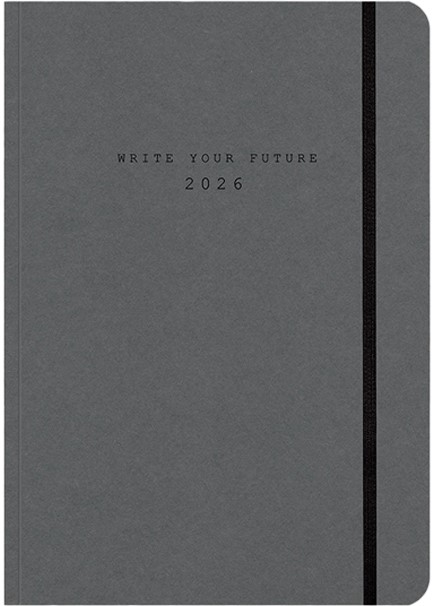 ΗΜΕΡΟΛΟΓΙΟ ADBOOK 26 ECO CHARCOAL 09*13 ΗΜΕΡΗΣΙΑ ΑΤΖΕΝΤΑ ΜΕ ΛΑΣΤΙΧΟ